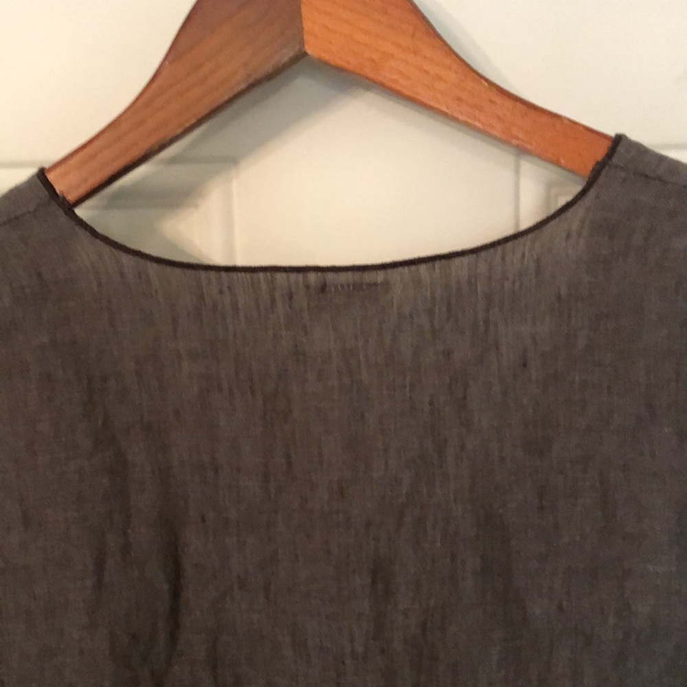 Kara Line 100% Linen Dress - Picture 7 of 13